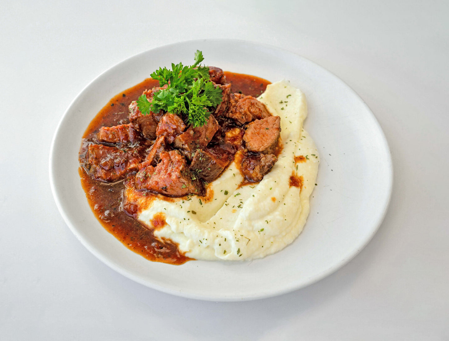 BRAISED BEEF & CAULI PUREE